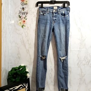 Hudson Jeans Nico Ankle Super Skinny w/Rel Hem Sz. 25